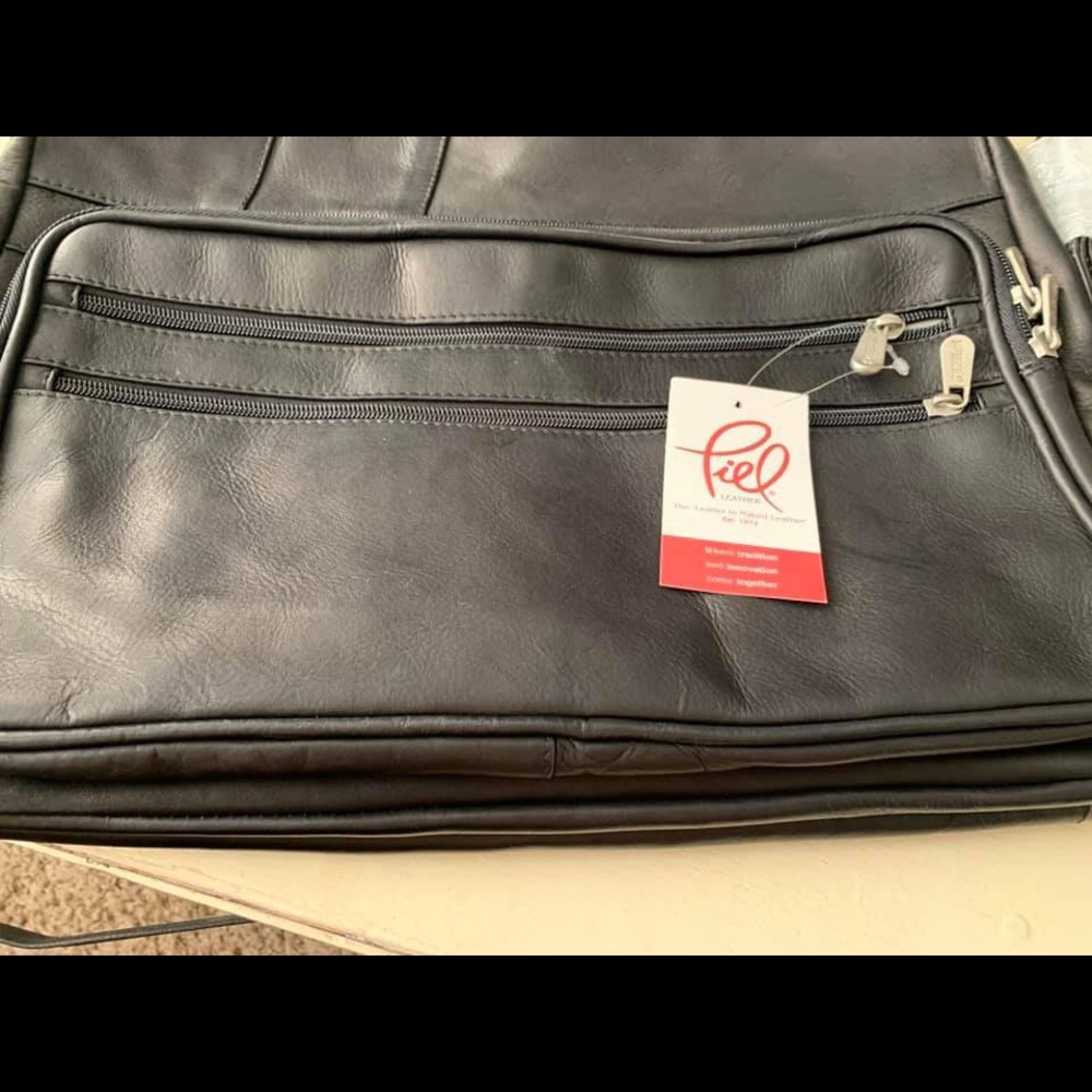 Piel leather cross-body tote bag - Picture 6 of 8